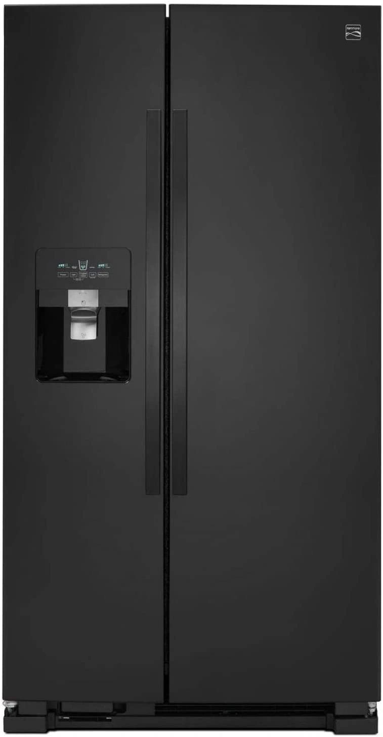 612 Liters, Black , Side by Side Refrigerator with Water Dispenser 3ft x 2.5ft x 5.8ft 220 Volts