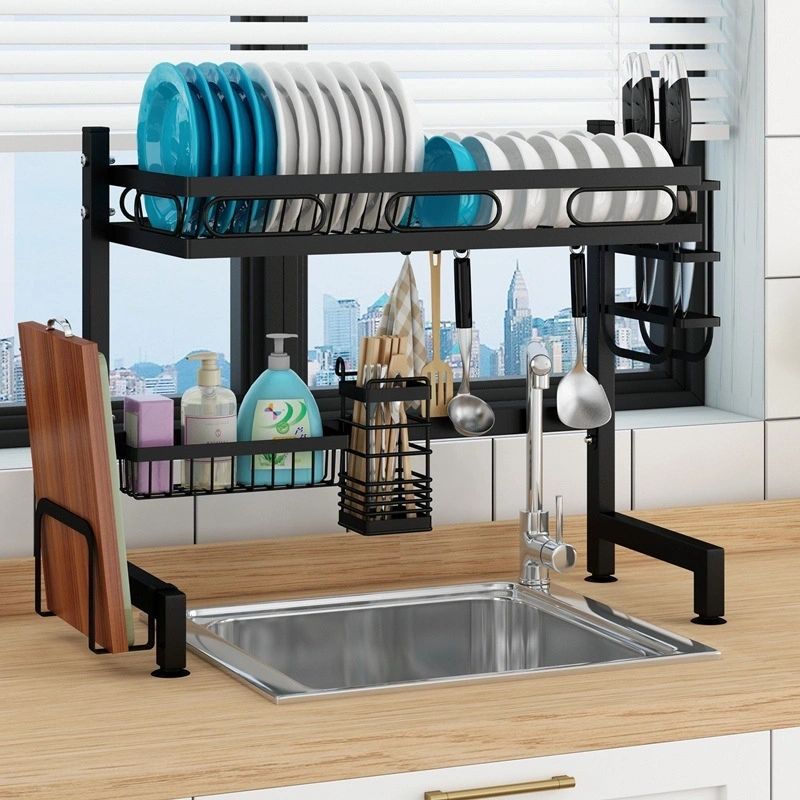 One Tier Over The Sink Dish Rack