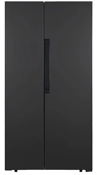 436 Litres, Black , Side by Side Refrigerator 2.74ft x 2.08ft x 5.83ft 220 Volts