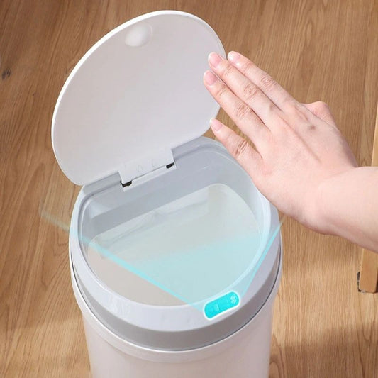 Touch Button Design Swipe Away 12L/3Gal Trash Bin